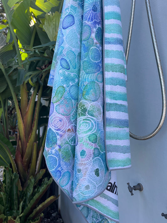 Sand Free Quick Dry Towel ~ SeaGlass