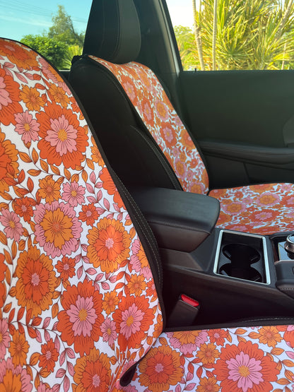 Floral Seat Cover